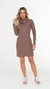 VESTIDO SELENA COM GOLA BROWN - comprar online