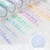 KIT 4 MINI CANETAS MARCA-TEXTO PERMANENTE COM GLITTER