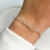 Pulsera Long Chain Acero Blanco en internet