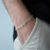 Pulsera Long Chain Acero Blanco - comprar online