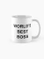 Taza X4 El mejor jefe del mundo La oficina Dunder - comprar online
