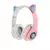 Headphone Gatinho Altomex B-19 Bluetooth Rosa