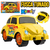 Carrinho Super Fusca Tunado 27CM Esportivo Color - Brinquedo Infantil Miniaturas