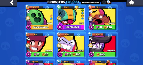 Conta Brawl Stars, mais informações na descrição