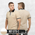 Polo Combinada Trigo Blanco Ref 073C