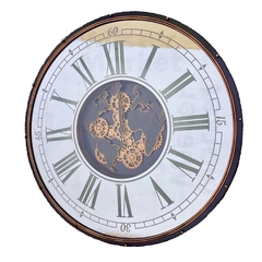 Reloj De Pared Gigante 120cm Luz Led Premium Luxury
