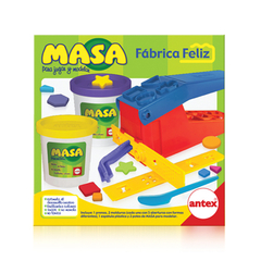 Masa Fabrica Feliz Y Modelar Juguete Diversion Antex
