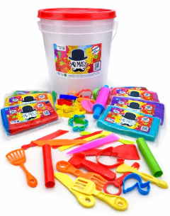 Super Balde 250 Mister Masa Plastilina Juego Manualidades Super Balde 250