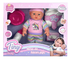 Bebe Belu Hora De Hacer Pipi Tiny Juguete Muñeco Bebote