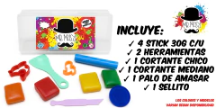 Super Caja Completa Mister Masa Para Modelar Cortantes Sello - comprar online