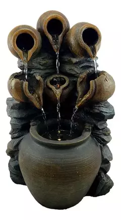 Fuente Agua Cascada Relajacion Zen