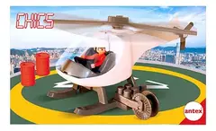 Vehiculo Juguete Chics Helicoptero Muñeco Accesorios Antex