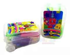 Mi Valijita Ruedas Plastilina Accesorios Juguete Masa Ap en internet
