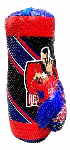 Bolsa Boxeo Rellena Infantil + Guantes Boxing Deportes Pc - comprar online