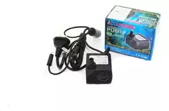 Bomba Agua Motor Para Fuente Cascada Con 2 Led Rgb 50 Cm
