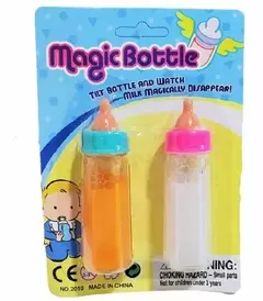 Mamadera Magic grande y chica Bebote Se Vacía Al Inclinar Bebe Chico - comprar online