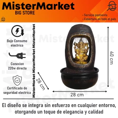 Fuente De Agua 40cm Ganesh Deco Feng Shui en internet