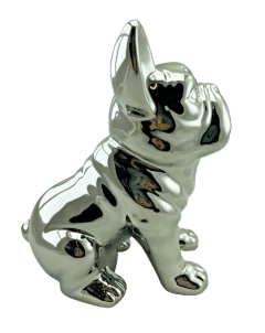 Figura rativa Perro Bulldog 22cm Estatua Sentado - comprar online