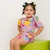 Conjunto Baby Cropped e Short Rosa Floral - comprar online