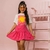 Conjunto Infantil T-Shirt e Saia com Short Sol na internet
