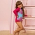 Maiô Infantil Manga Longa Floral - comprar online