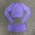 Imagem do Conjunto sem costura feminino para ioga, roupa esportiva com manga longa