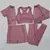 Conjunto sem costura feminino para ioga, roupa esportiva com manga longa - comprar online
