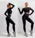 Conjunto sem costura feminino para ioga, roupa esportiva com manga longa - loja online