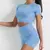 Conjunto sem costura feminino para ioga, roupa esportiva com manga longa na internet