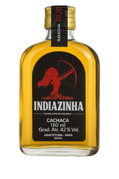 Cachaça Indiazinha Flecha de Rubi 160ml – Indiazinha - comprar online