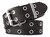 Cinto de Ilhós Duplo Punk Rock com Fivela Dupla – Atitude e Estilo - comprar online
