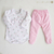 AJUAR BODY PIMA + RANITA JERSEY DE ALGODÓN BAYAS/ROSA - comprar online