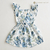 JUMPER VIYELA ESTAMPADA - FLORES AZULES