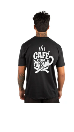 Camiseta Café com Porrada