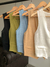 CHALECO CROP LINO C/ BOLSILLO OJAL - comprar online