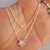 Conjunto Estrella Doble Cadena 40 45cm