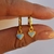Argollas Corazón Celeste