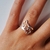 Anillo 2 Cruces N° 14 (17,5mm)