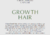 GROWTH HAIR ( SHAMPOO 300ML/CONDICIONADOR 300ML/MÁSCARA 300GR/TÔNICO CAPILAR 60 ML) na internet