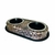 Comedero doble animal print