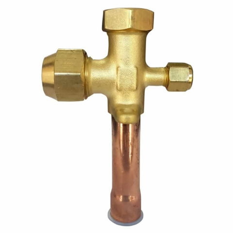 VÁLVULA DE SERVICIO PARA SPLIT 1/4 RECTA R22 - comprar online