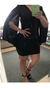 Vestido lentejuelas manga larga amplia en internet