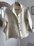 Chaqueta beige con strass