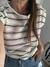 Remera rayada rustica - tienda online