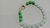 PULSEIRA PEDRAS BRANCAS E VERDES