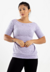 Blusa Fitness Lilás Metamorfose Tecido Texturizado | REF: MTF55.LIL