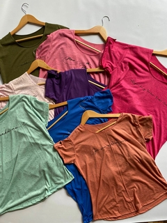 Remeras botón Pack x5