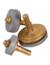 Valvula de bronce con tuerca de 1/2