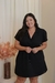 Vestido AMANDA em alfaiataria PRETO - loja online