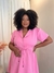 Vestido AMANDA em alfaiataria ROSA na internet